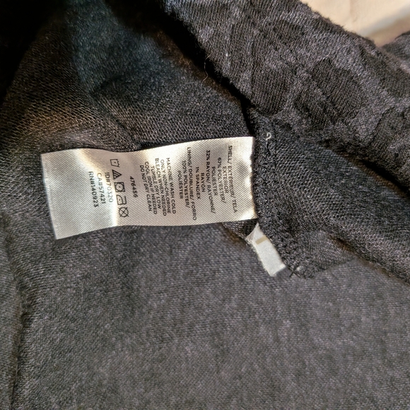 LOFT Black and Charcoal Leopard-Print Fit & Flare Dress - Picture 3 of 7